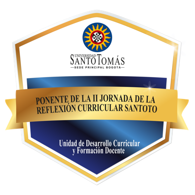 Ponente de la II jornada de reflexión curricular Santoto