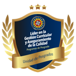 Líder en la gestión curricular y aseguramiento de la calidad  Programas de posgrado