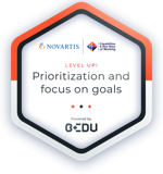 Prioritization and focus on goals