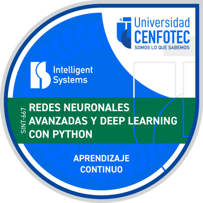 Redes neuronales avanzadas y Deep Learning con Python