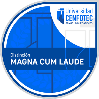 Distinción MAGNA CUM LAUDE - graduado con grandes honores
