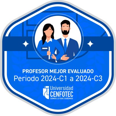 Profesor mejor evaluado C1-2024, C2-2024 y C3-2024
