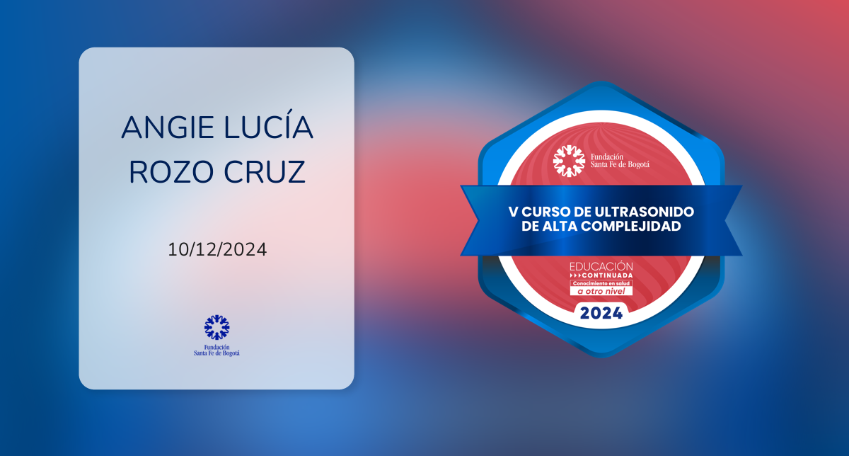 Angie Rozo V Curso de Ultrasonido de Alta Complejidad _ Asistentes fue emitido por ...