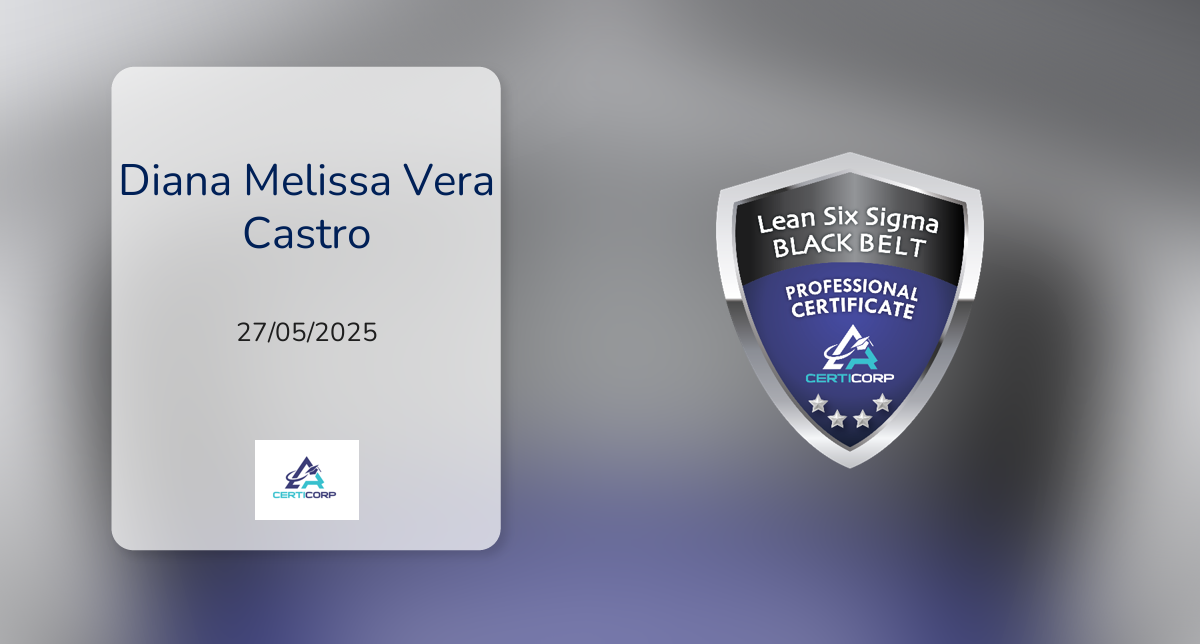 Mb Certification Ruta Lean Six Sigma Black Belt Professional Certification was issued by CR ...