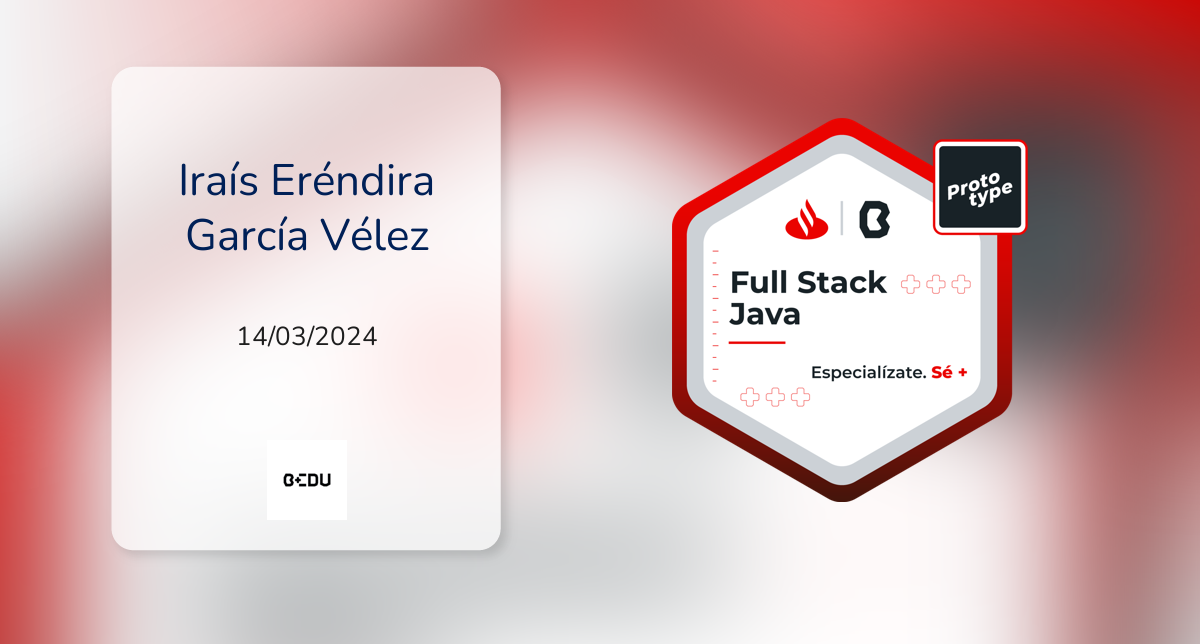 Prototype Day - Fullstack Developer Java - Santander + BEDU 2023-2024 ...