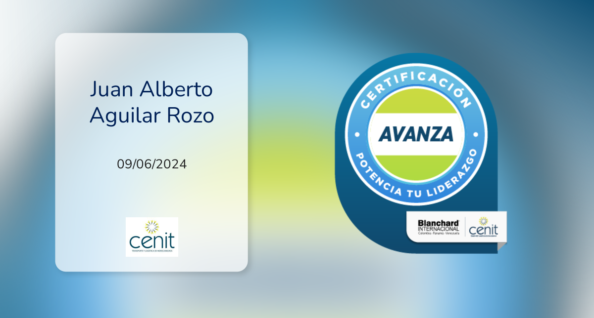 Alberto Rozo AVANZA Potencia tu Liderazgo fue emitido por CENIT a Juan Alberto ...