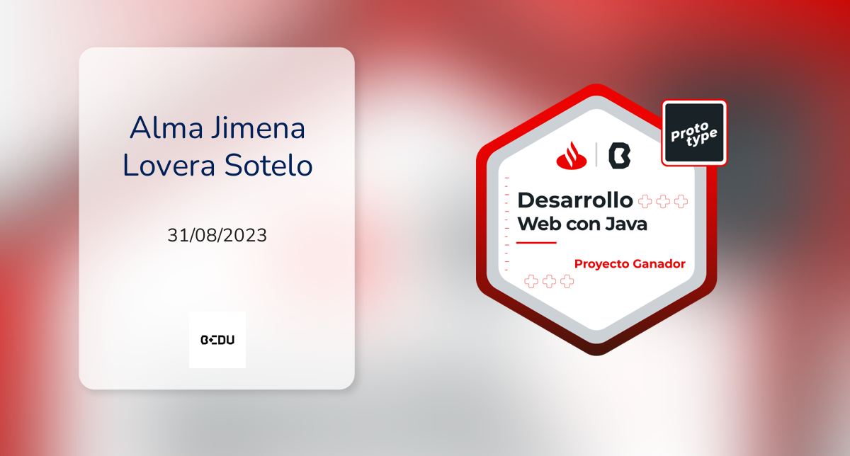 Proyecto ganador de Prototype Day - Desarrollo Web Java > Santander ...